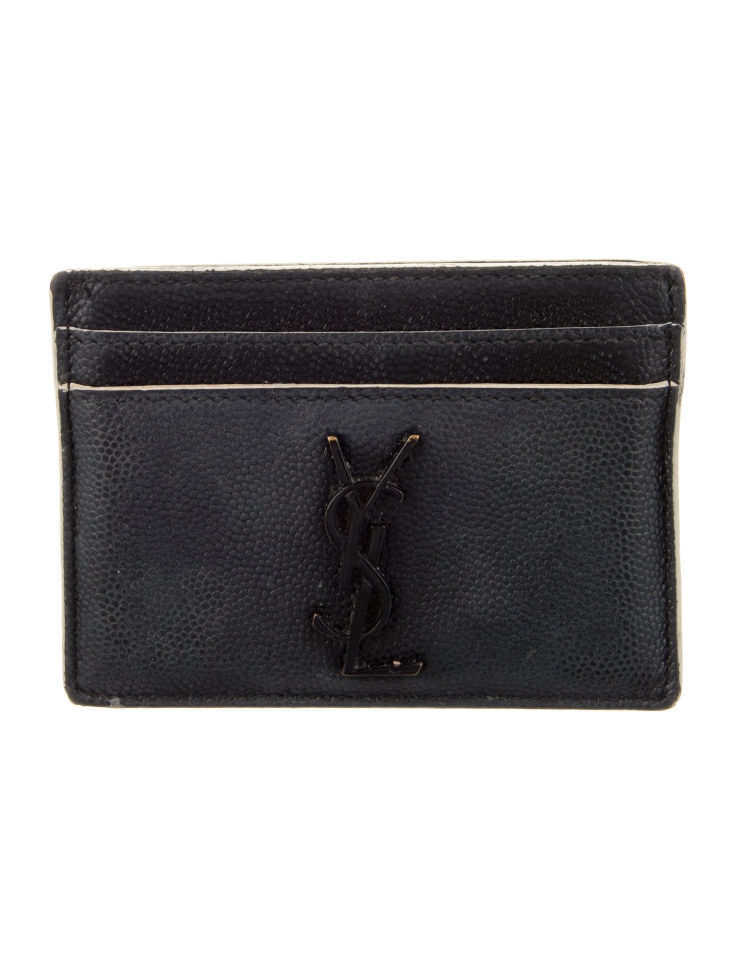 Saint Laurent Leather Card Holder
